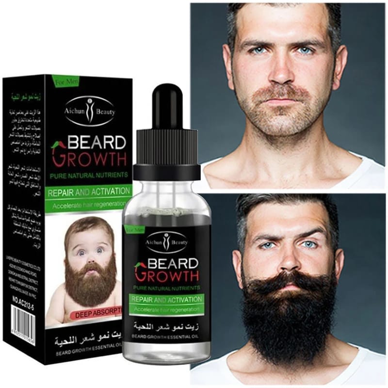 Men Beard Growth Aichun Beauty Organic Oil Concave Naturals Beard Oil 35 Ml