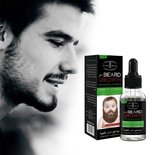 Men Beard Growth Aichun Beauty Organic Oil Concave Naturals Beard Oil 35 Ml