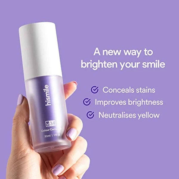 Teeth Removing Deep Smoke Stains Gingiva Protection Purple Orthopedic Toothpaste Cleans Oral Cavity Brightens Teeth Hismile V34