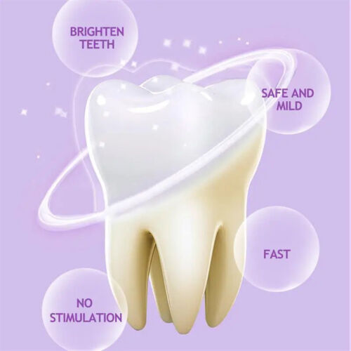 Teeth Removing Deep Smoke Stains Gingiva Protection Purple Orthopedic Toothpaste Cleans Oral Cavity Brightens Teeth Hismile V34